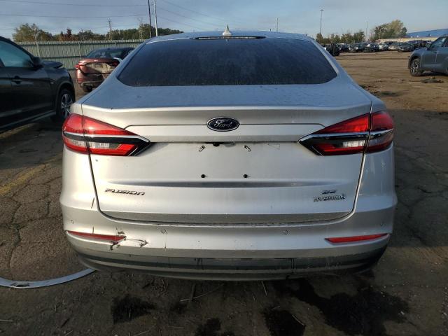 3FA6P0LU6KR142866 - 2019 FORD FUSION SE SILVER photo 6