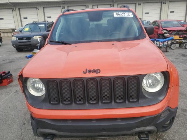 ZACCJBAB7JPH35091 - 2018 JEEP RENEGADE SPORT Orange photo 5