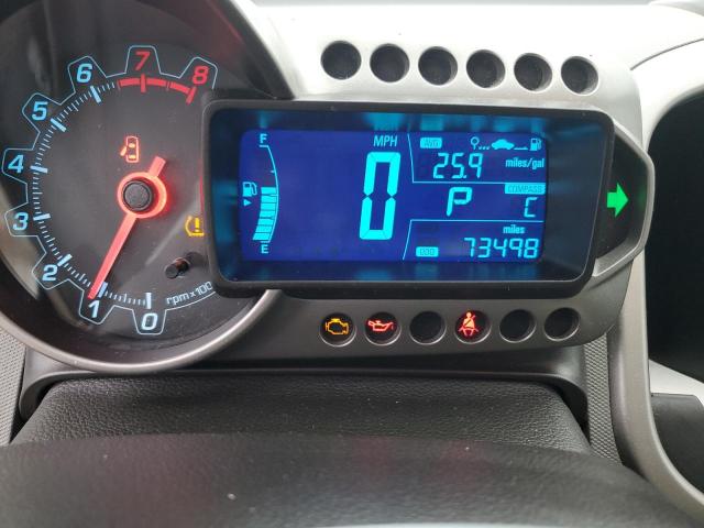 1G1JC5SH5D4105426 - 2013 CHEVROLET SONIC LT GRAY photo 9