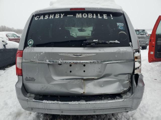 2C4RC1CG6ER112263 - 2014 CHRYSLER TOWN & COU TOURING L SILVER photo 6
