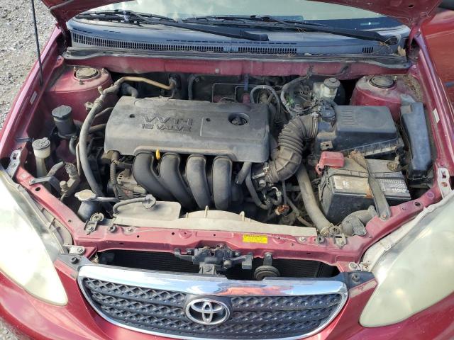 JTDBR32E352058821 - 2005 TOYOTA COROLLA CE 红色 照片 11