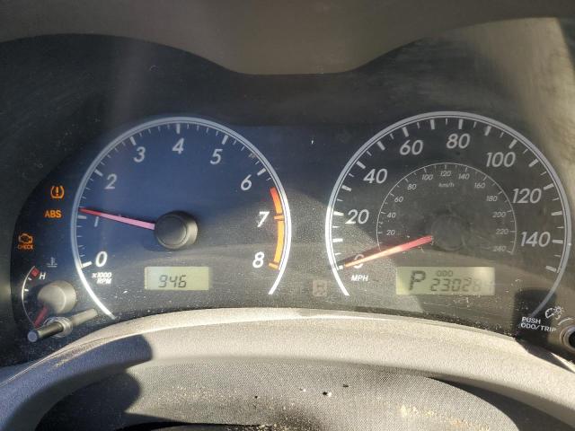 2T1BU40E59C167621 - 2009 TOYOTA COROLLA BASE SILVER photo 9