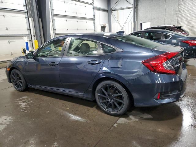 JHMFC1F32KX005217 - 2019 HONDA CIVIC EX BLUE photo 2
