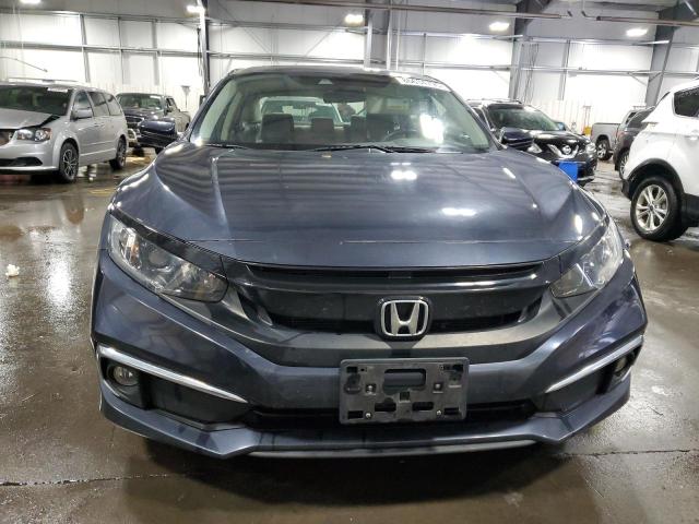 JHMFC1F32KX005217 - 2019 HONDA CIVIC EX BLUE photo 5