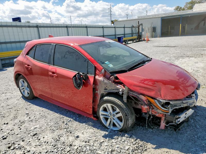 JTND4MBE3N3180212 - 2022 TOYOTA COROLLA SE 红色 照片 4