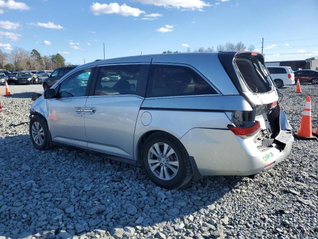 5FNRL5H61EB039080 - 2014 HONDA ODYSSEY EXL SILVER photo 2