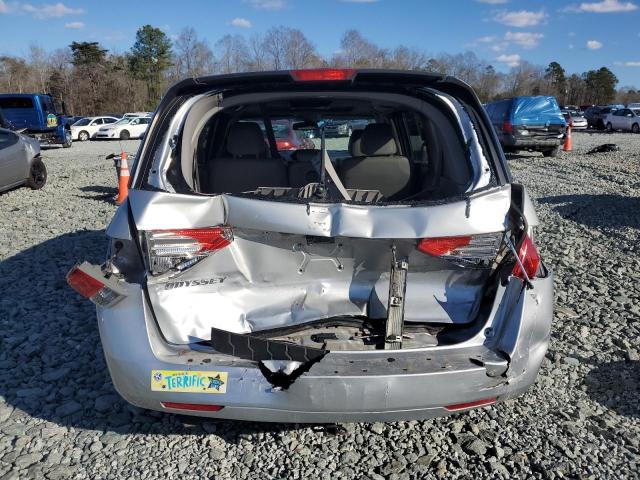 5FNRL5H61EB039080 - 2014 HONDA ODYSSEY EXL SILVER photo 6