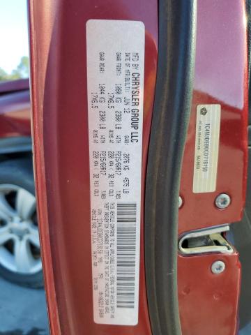 1C4NJDEB0CD718150 - 2012 JEEP COMPASS LATITUDE 勃艮第红 照片 13