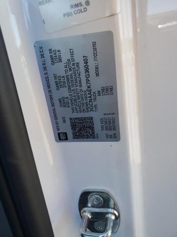 3GCNAAEK7PG360407 - 2023 CHEVROLET SILVERADO C1500 白色 照片 12