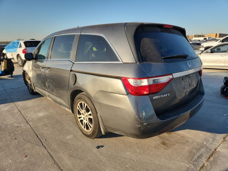 5FNRL5H45DB027348 - 2013 HONDA ODYSSEY EX ნაცრისფერი ფოტო 2