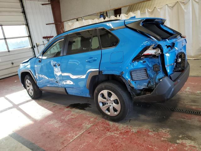 2T3G1RFV4MW151962 - 2021 TOYOTA RAV4 LE BLUE photo 2