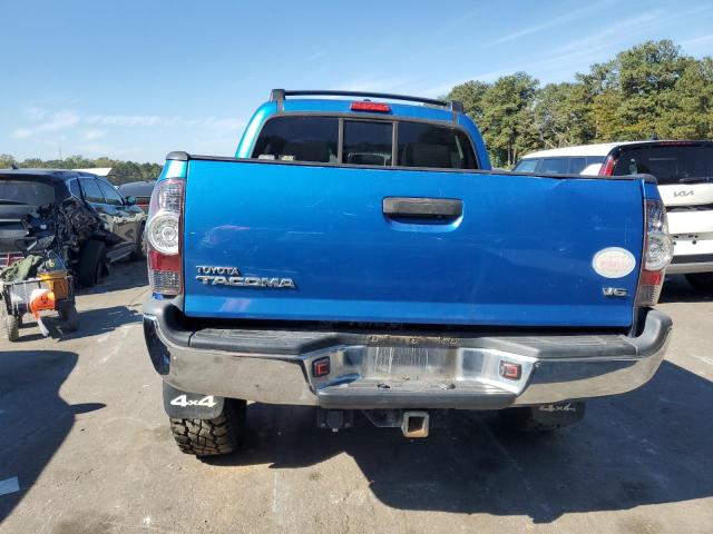 5TFLU4EN6BX016694 - 2011 TOYOTA TACOMA DOUBLE CAB BLUE photo 6