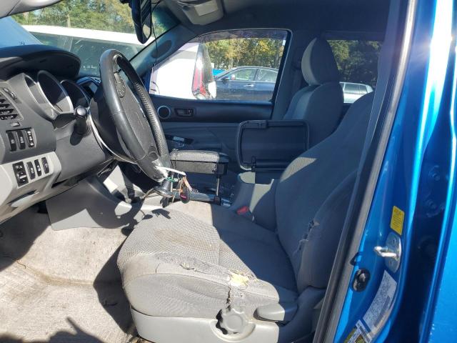 5TFLU4EN6BX016694 - 2011 TOYOTA TACOMA DOUBLE CAB BLUE photo 7