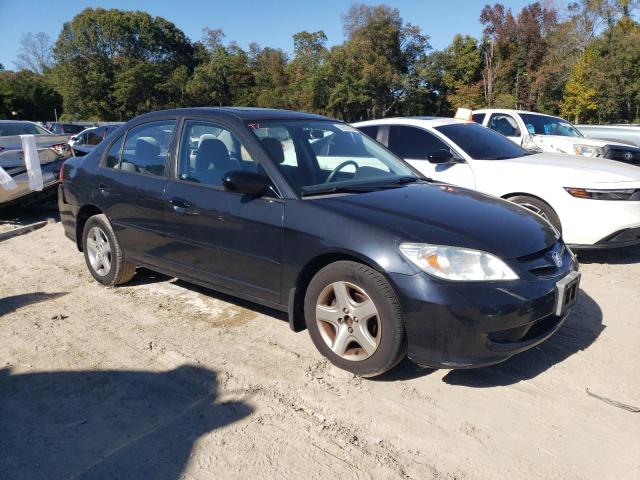 2HGES26765H516898 - 2005 HONDA CIVIC EX BLACK photo 4