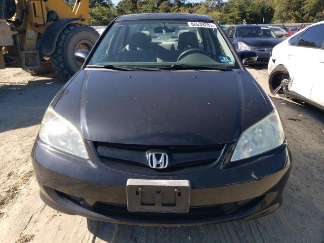2HGES26765H516898 - 2005 HONDA CIVIC EX BLACK photo 5