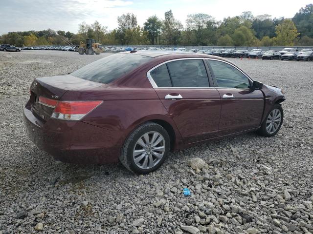 1HGCP3F89BA011648 - 2011 HONDA ACCORD EXL MAROON photo 3