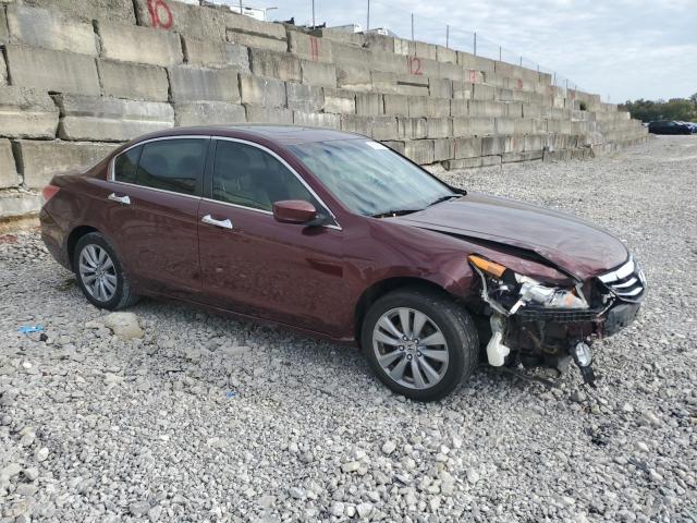 1HGCP3F89BA011648 - 2011 HONDA ACCORD EXL MAROON photo 4