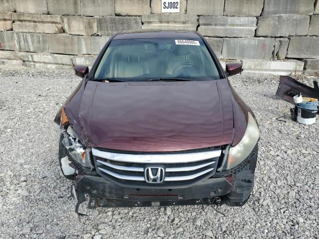 1HGCP3F89BA011648 - 2011 HONDA ACCORD EXL MAROON photo 5