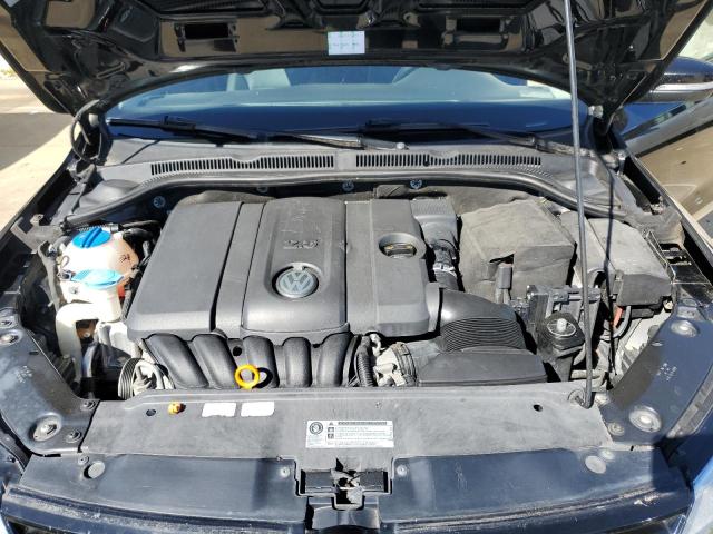 3VWDX7AJ9CM306805 - 2012 VOLKSWAGEN JETTA SE BLACK photo 11