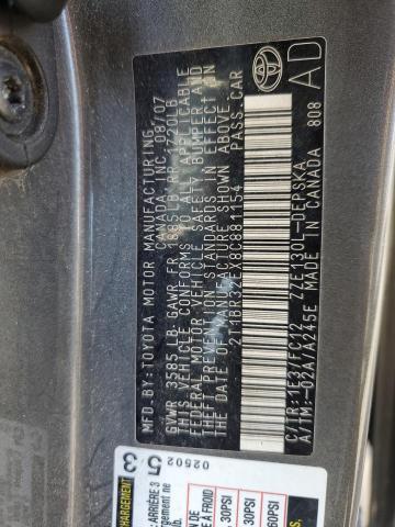 2T1BR32EX8C881154 - 2008 TOYOTA COROLLA CE Boz foto 13