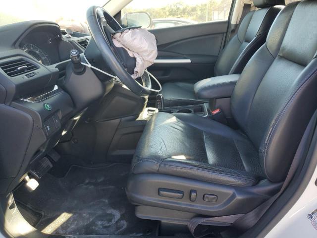 5J6RM3H77FL006779 - 2015 HONDA CR-V EXL WHITE photo 7