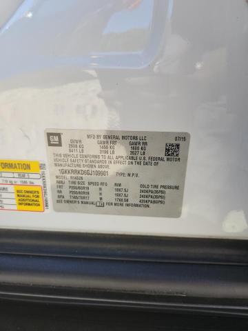 1GKKRRKD6GJ109901 - 2016 GMC ACADIA SLT-1 WHITE photo 13