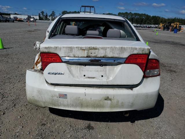 1HGFA16369L016909 - 2009 HONDA CIVIC VP WHITE photo 6