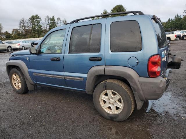 1J4GL48K74W275834 - 2004 JEEP LIBERTY SPORT BLUE photo 2