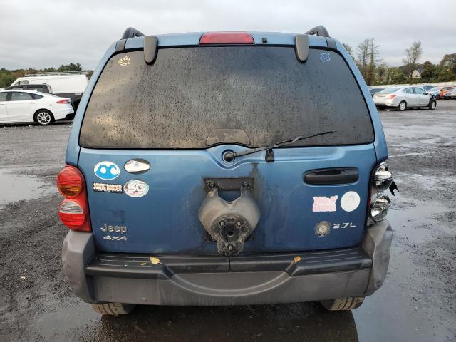 1J4GL48K74W275834 - 2004 JEEP LIBERTY SPORT BLUE photo 6