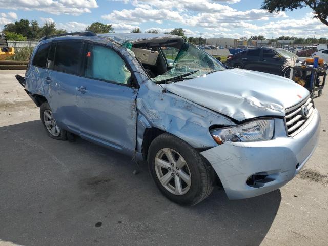 5TDZK3EH7AS012064 - 2010 TOYOTA HIGHLANDER 蓝色 照片 4