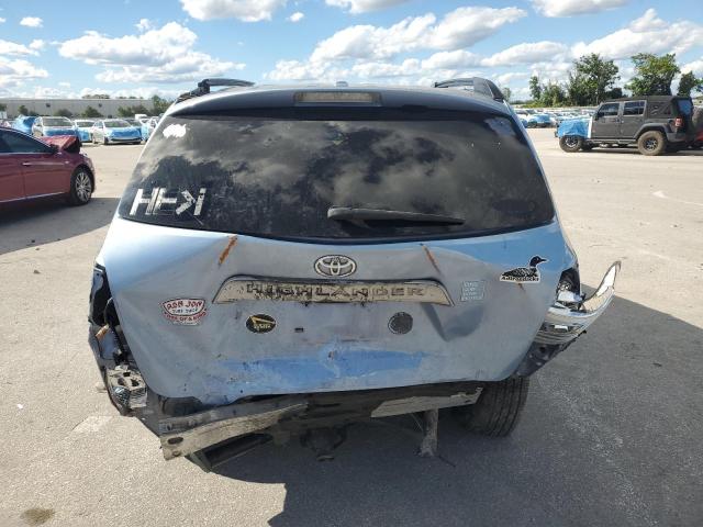 5TDZK3EH7AS012064 - 2010 TOYOTA HIGHLANDER 蓝色 照片 6