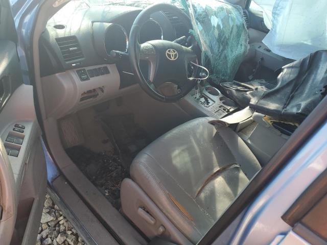 5TDZK3EH7AS012064 - 2010 TOYOTA HIGHLANDER 蓝色 照片 8