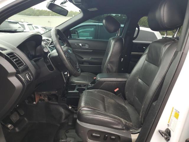1FM5K8AR2JGA89957 - 2018 FORD EXPLORER POLICE INTERCEPTOR أبيض صورة 7