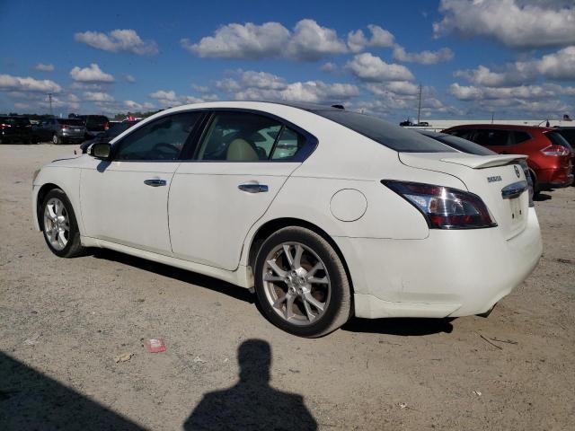 1N4AA5AP1DC837263 - 2013 NISSAN MAXIMA S WHITE photo 2