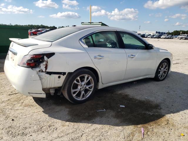 1N4AA5AP1DC837263 - 2013 NISSAN MAXIMA S WHITE photo 3