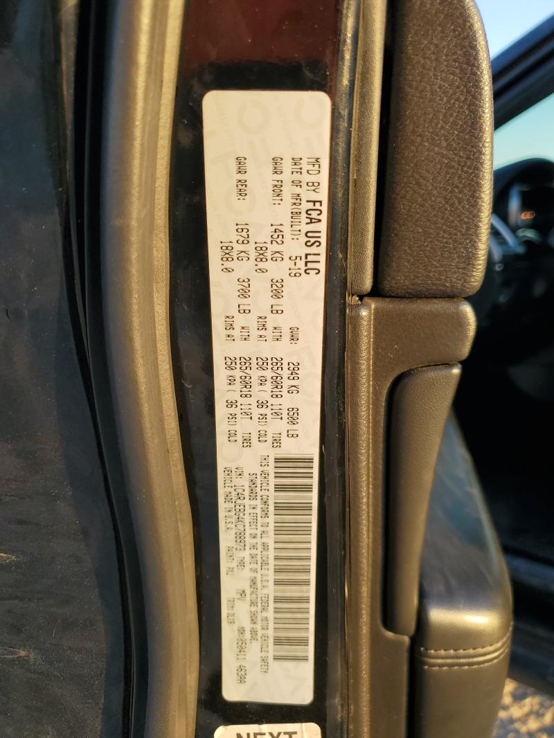 1C4RJEBG4KC788973 - 2019 JEEP GRAND CHER LIMITED BLACK photo 13