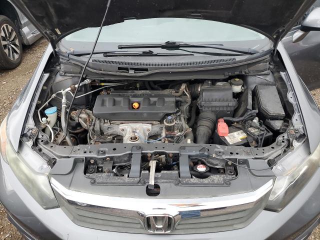 19XFB2F9XCE012643 - 2012 HONDA CIVIC EXL GRAY photo 11