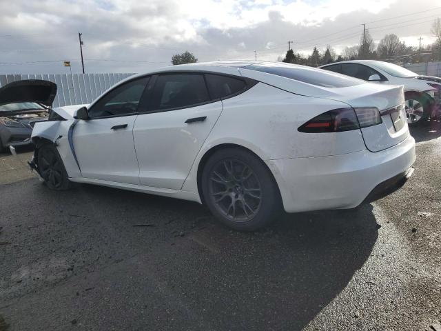 5YJSA1E59RF541014 - 2024 TESLA MODEL S WHITE photo 2