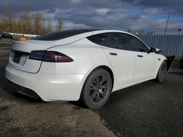 5YJSA1E59RF541014 - 2024 TESLA MODEL S WHITE photo 3