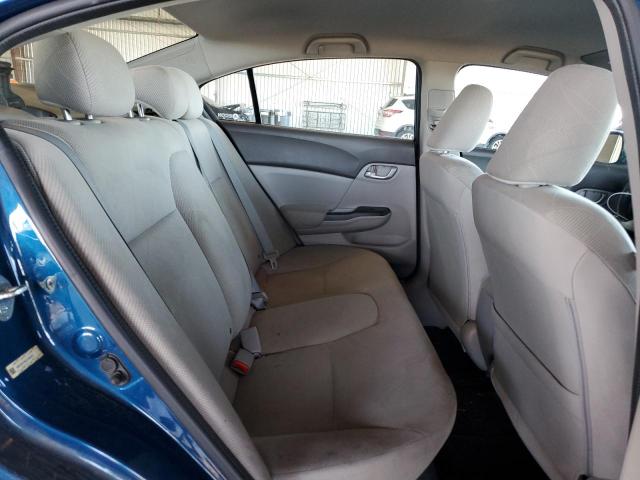 19XFB2F50CE359976 - 2012 HONDA CIVIC LX BLUE photo 10