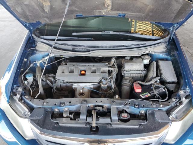 19XFB2F50CE359976 - 2012 HONDA CIVIC LX BLUE photo 11