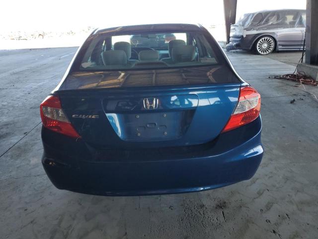 19XFB2F50CE359976 - 2012 HONDA CIVIC LX BLUE photo 6