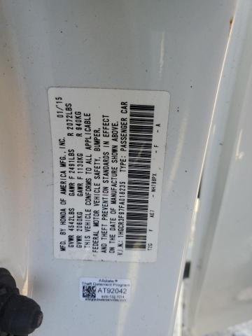 1HGCR3F97FA018235 - 2015 HONDA ACCORD TOURING WHITE photo 13