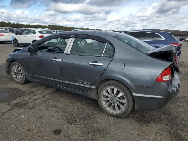 2HGFA168X9H306224 - 2009 HONDA CIVIC EX GRAY photo 2