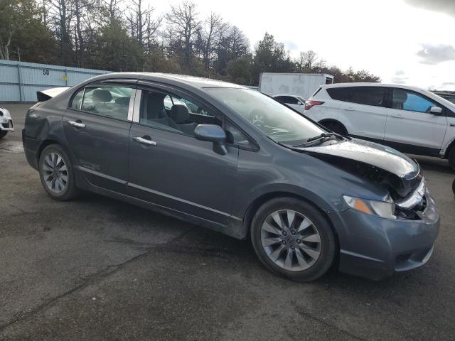 2HGFA168X9H306224 - 2009 HONDA CIVIC EX GRAY photo 4