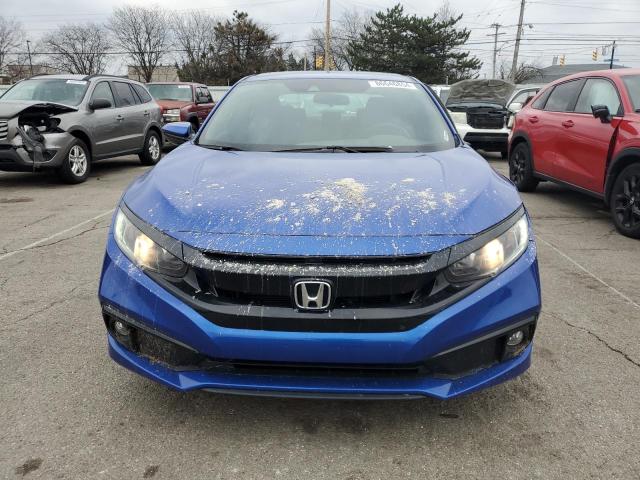 2HGFC2F81KH586525 - 2019 HONDA CIVIC SPORT BLUE photo 5