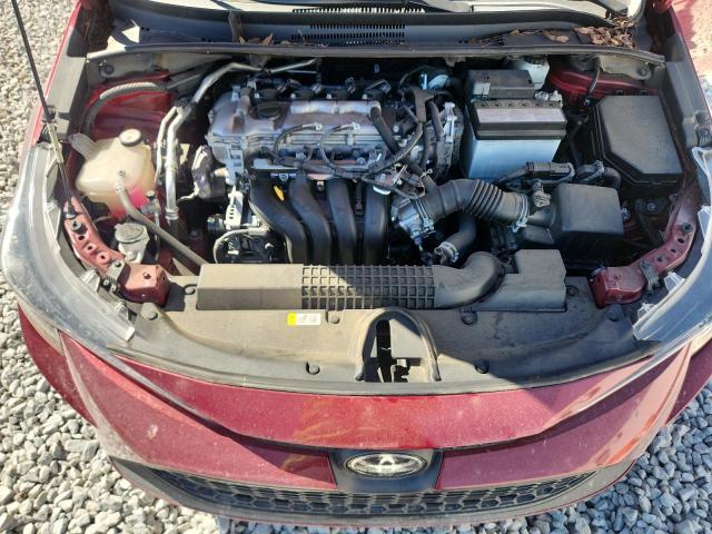 5YFEPMAE9NP321843 - 2022 TOYOTA COROLLA LE BURGUNDY photo 11