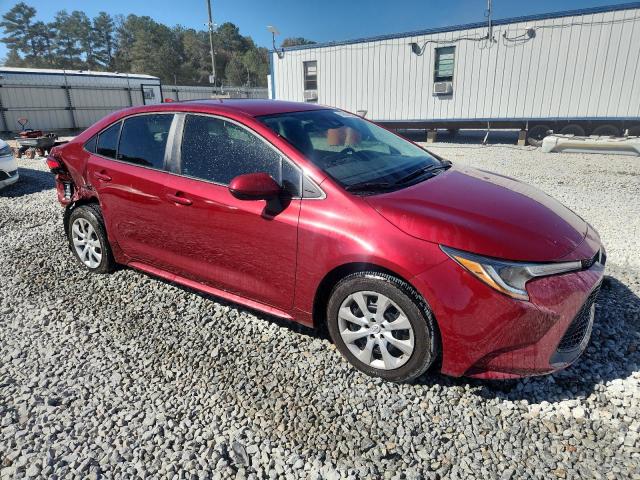 5YFEPMAE9NP321843 - 2022 TOYOTA COROLLA LE BURGUNDY photo 4