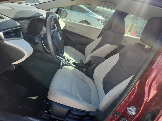 5YFEPMAE9NP321843 - 2022 TOYOTA COROLLA LE BURGUNDY photo 7