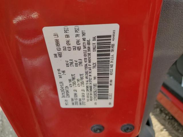 1D7KS28C56J171851 - 2006 DODGE RAM 2500 ST წითელი ფოტო 12